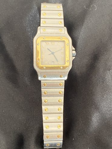 Cartier 1566 Santo’s Gold watch